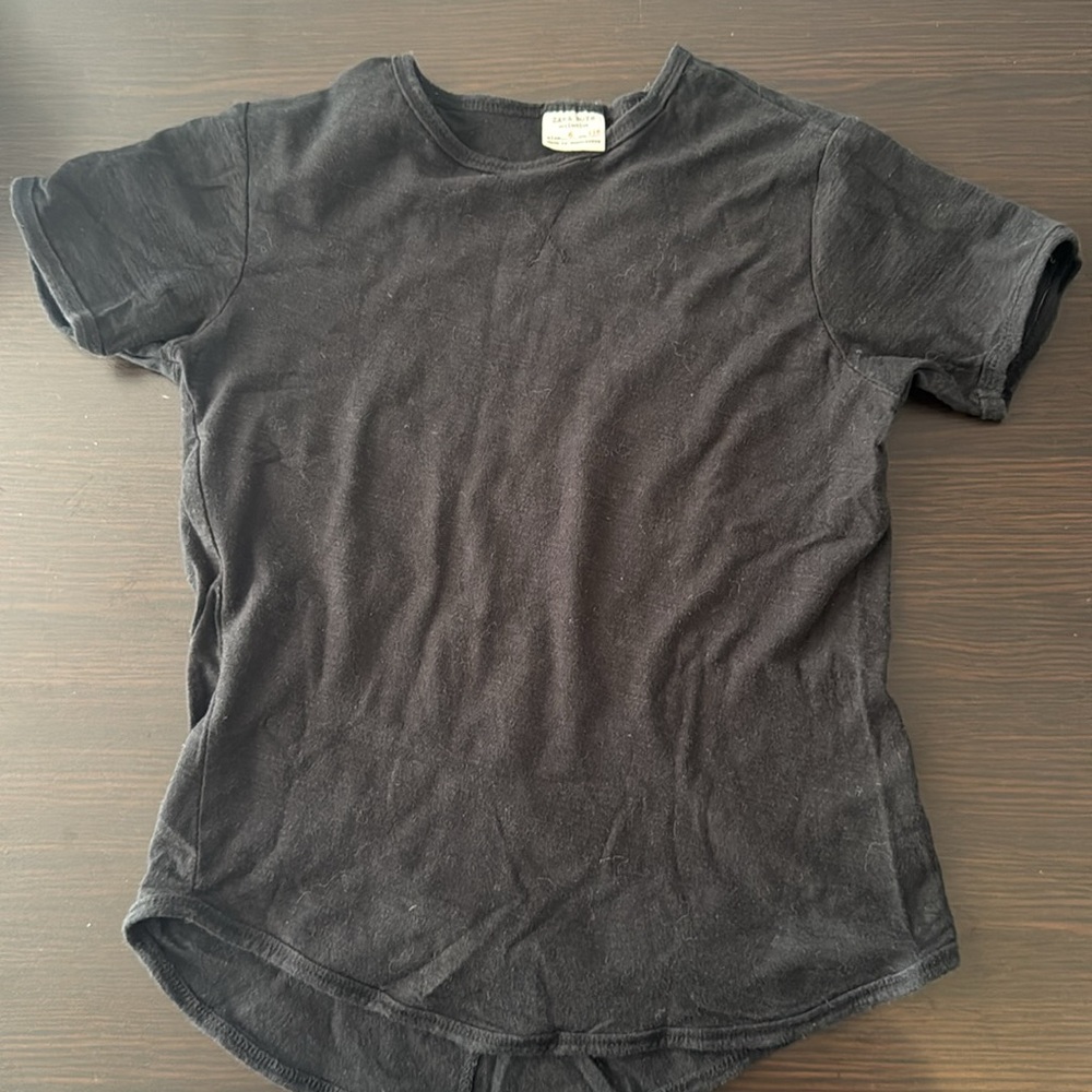 Zara Boys Charcoal Tee
